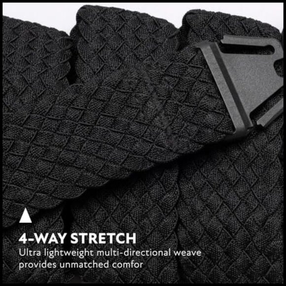 Futureweave Elastic Belt with Non-Metal Buckle, 4-Way Stretch Webbing main image 6